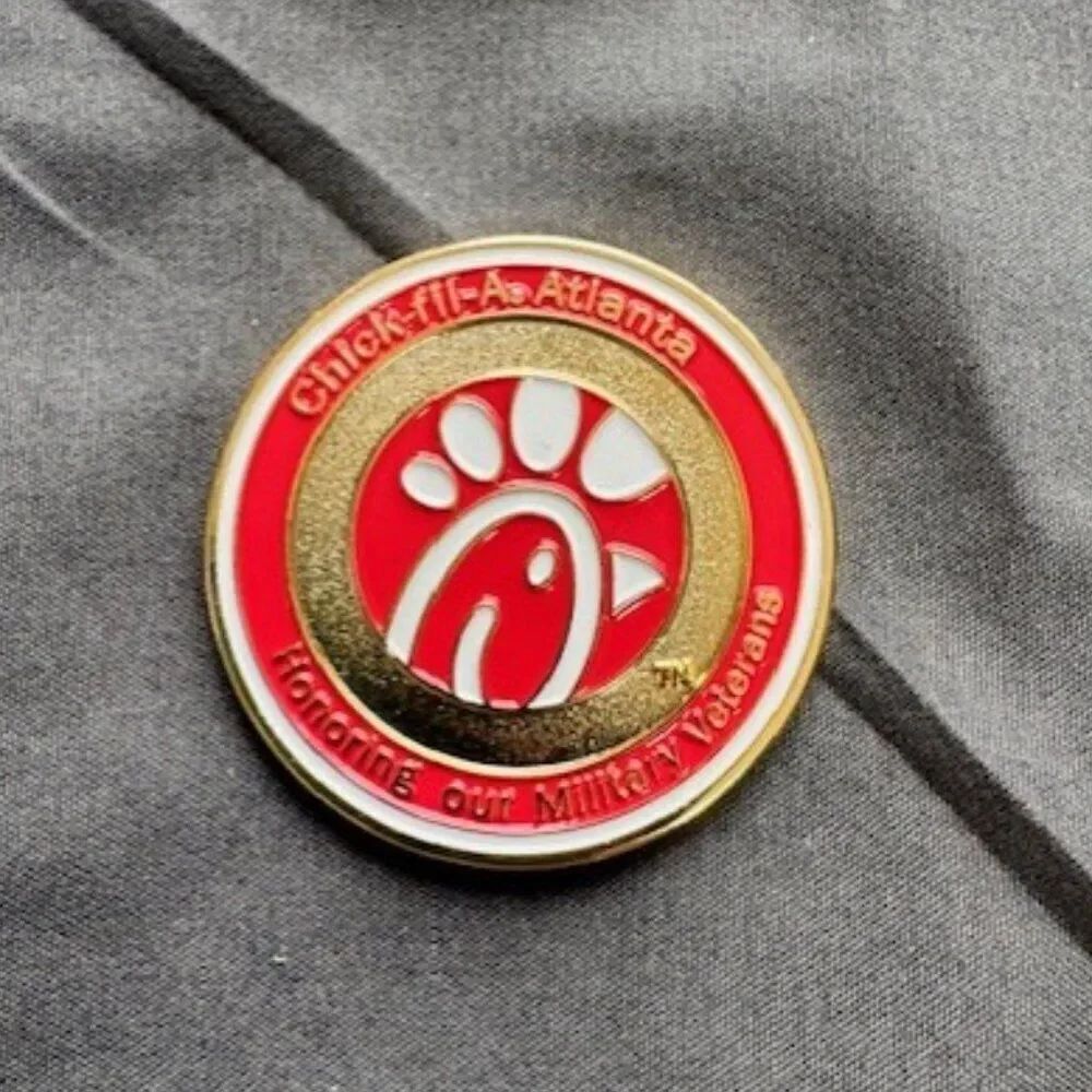 Chick-fil-A Atlanta Honoring Our Military Veterans Medallion POW Courage